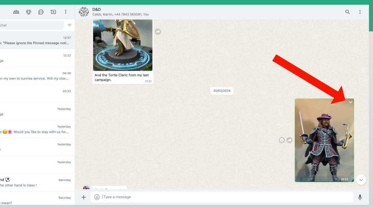 How to pin Whatsapp messages