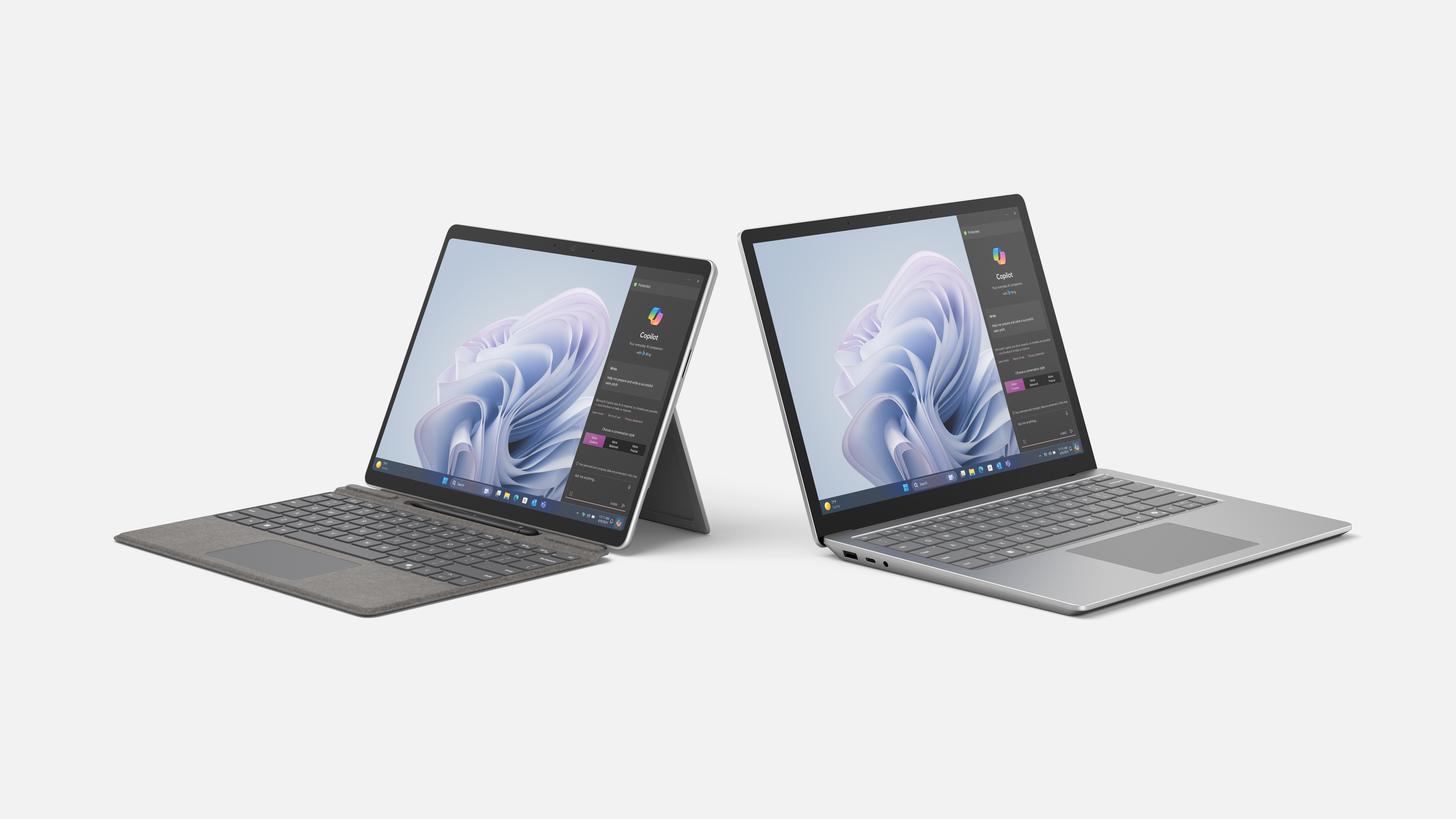 Microsoft Surface Pro 10 for Business and Surface Laptop 6 for Business