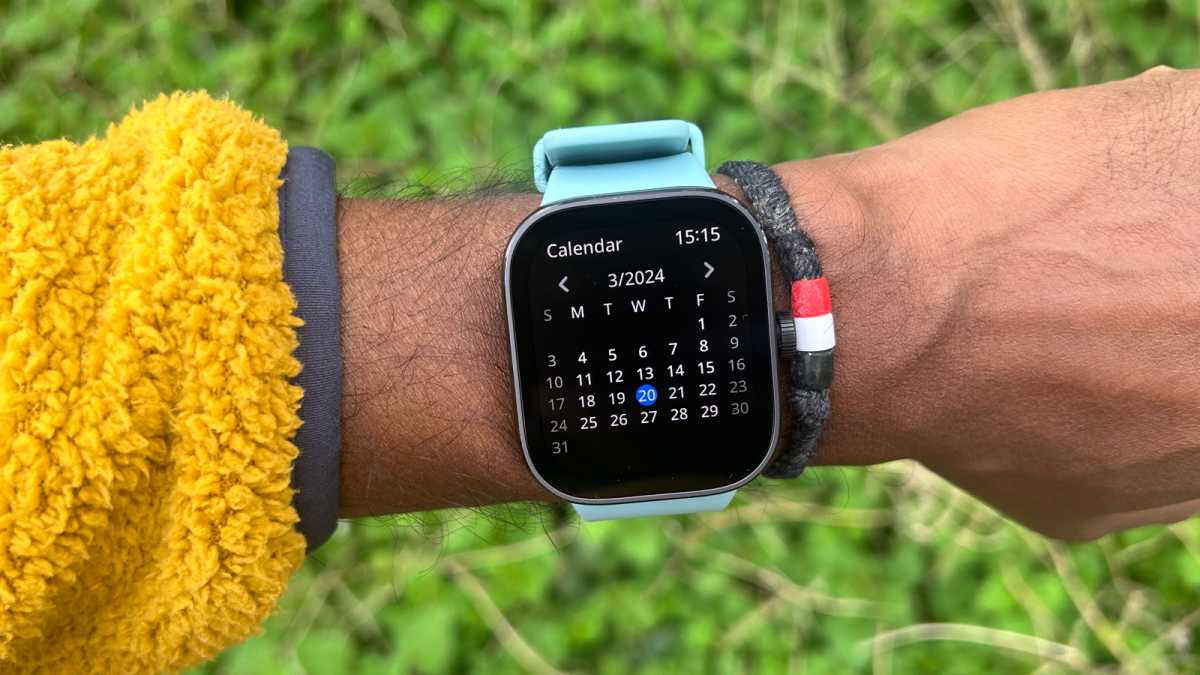 Redmi Watch 4 calendar