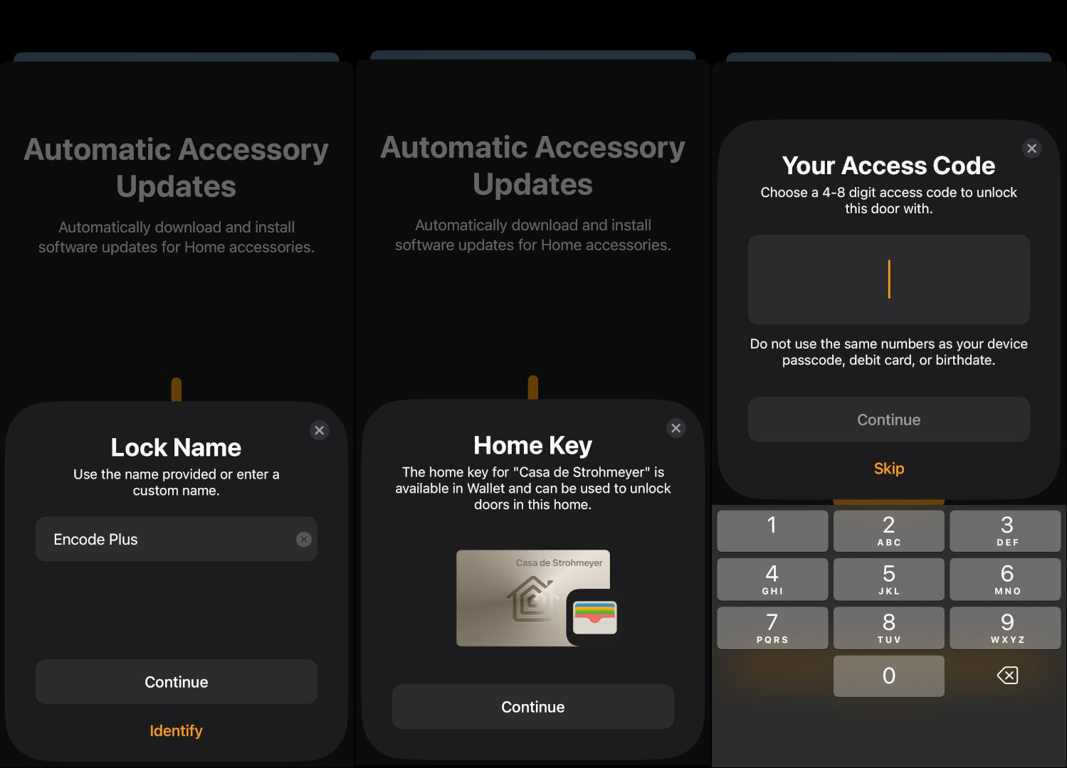 Schlage iPhone Setup 2