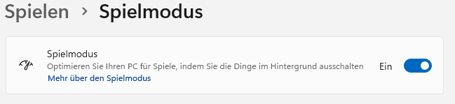 Spielmodus