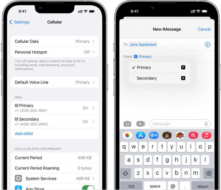 can iphone 14 use two esims