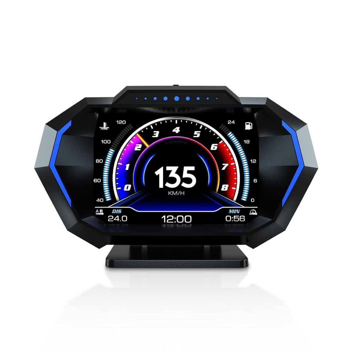 AMROOLOO Cars Heads Up Display, OBD2+GPS