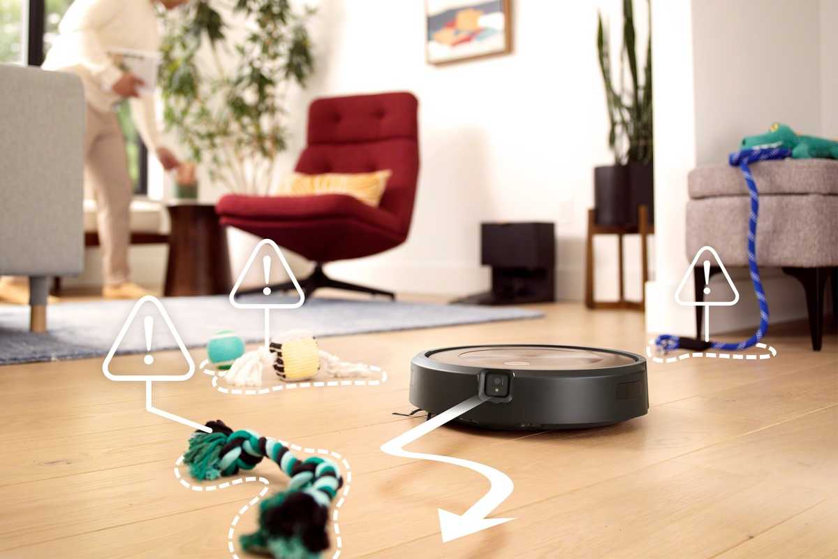 Navigation of the robot vacuum cleaner