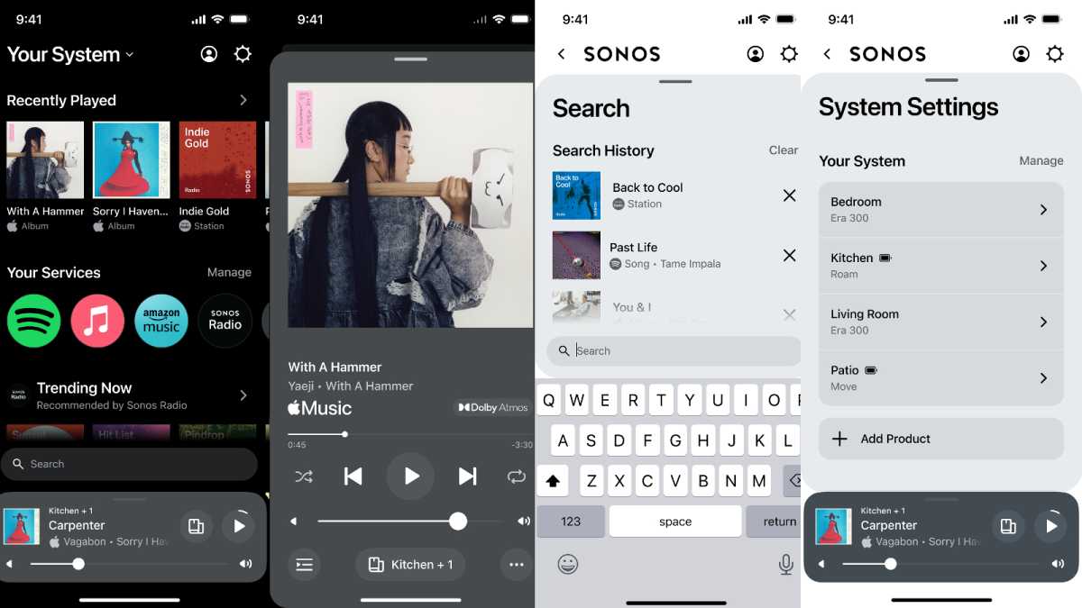 Sonos App screenshots - EMBARGOED