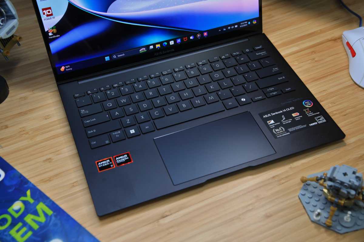 Asus Zenbook keyboard