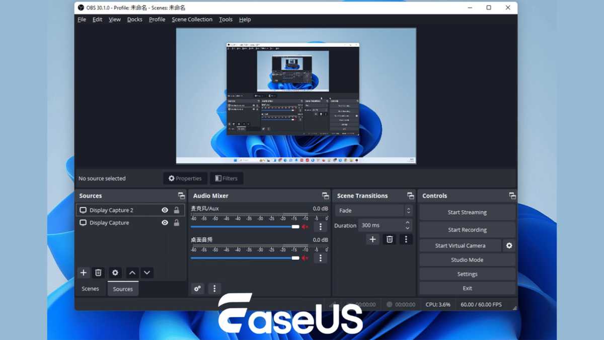 OBS Studio screen recording software