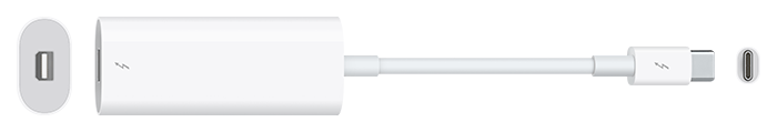 Apple Thunderbolt 2 to Thunderbolt 3 adapter