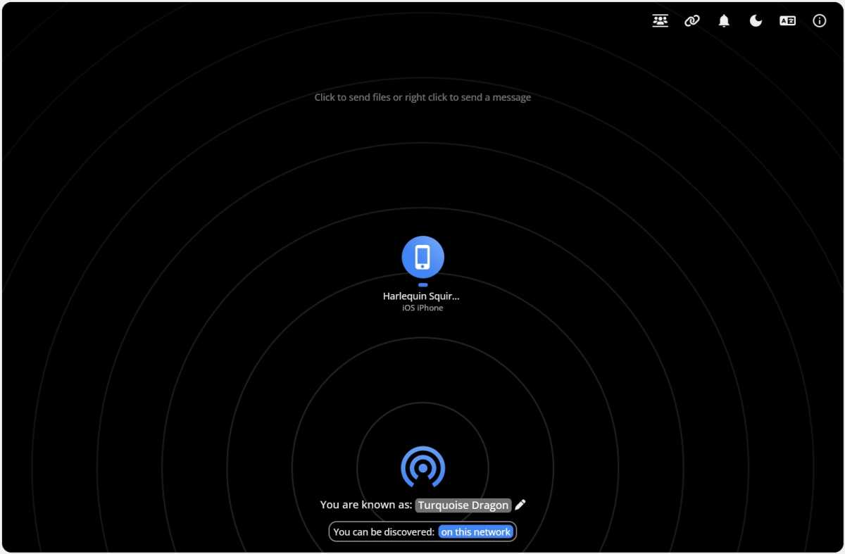 Pairdrop file sharing