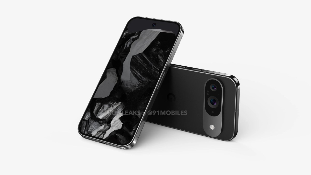 The rendering of the Pixel 9