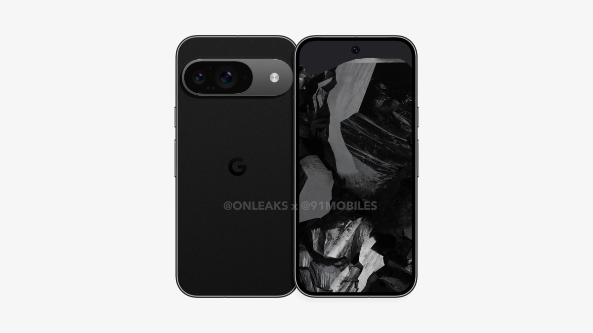 The Pixel 9 render