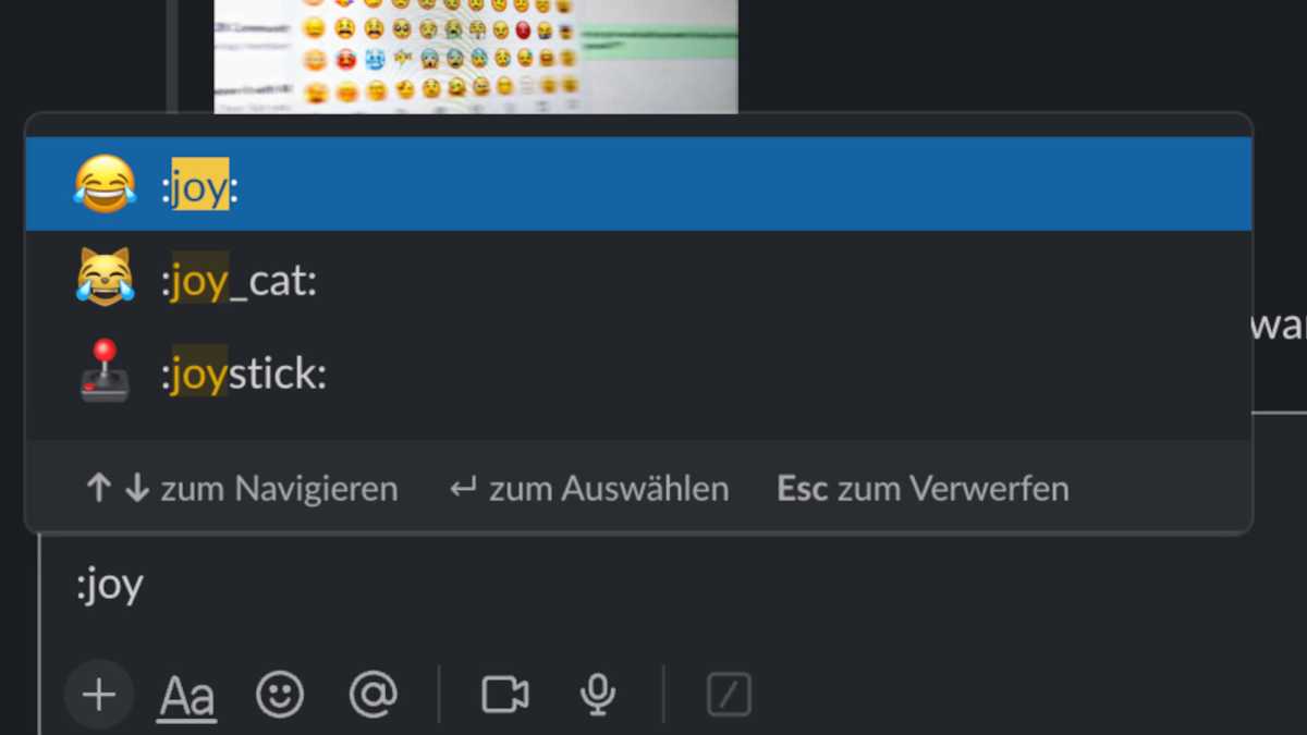 Slack: Trick für Emojis