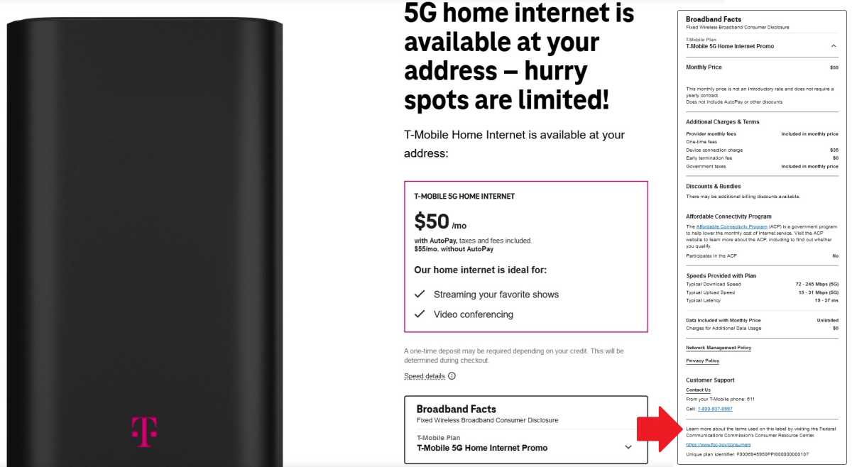 T-Mobile Broadband Facts