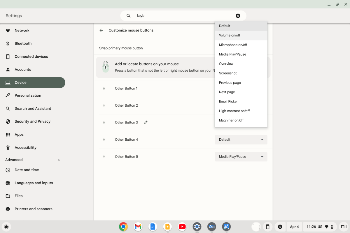 Chromebooks finally receive custom mouse and keyboard shortcuts