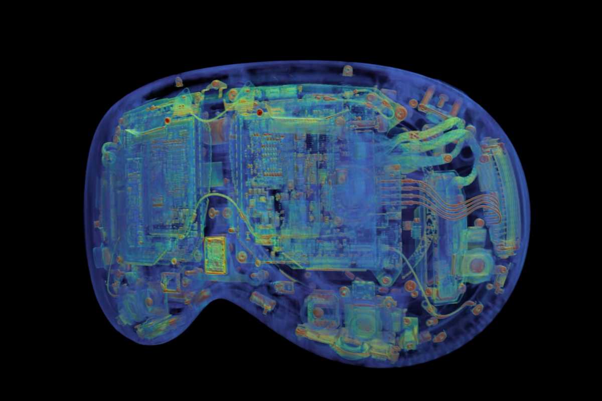 Vision Pro CT scan