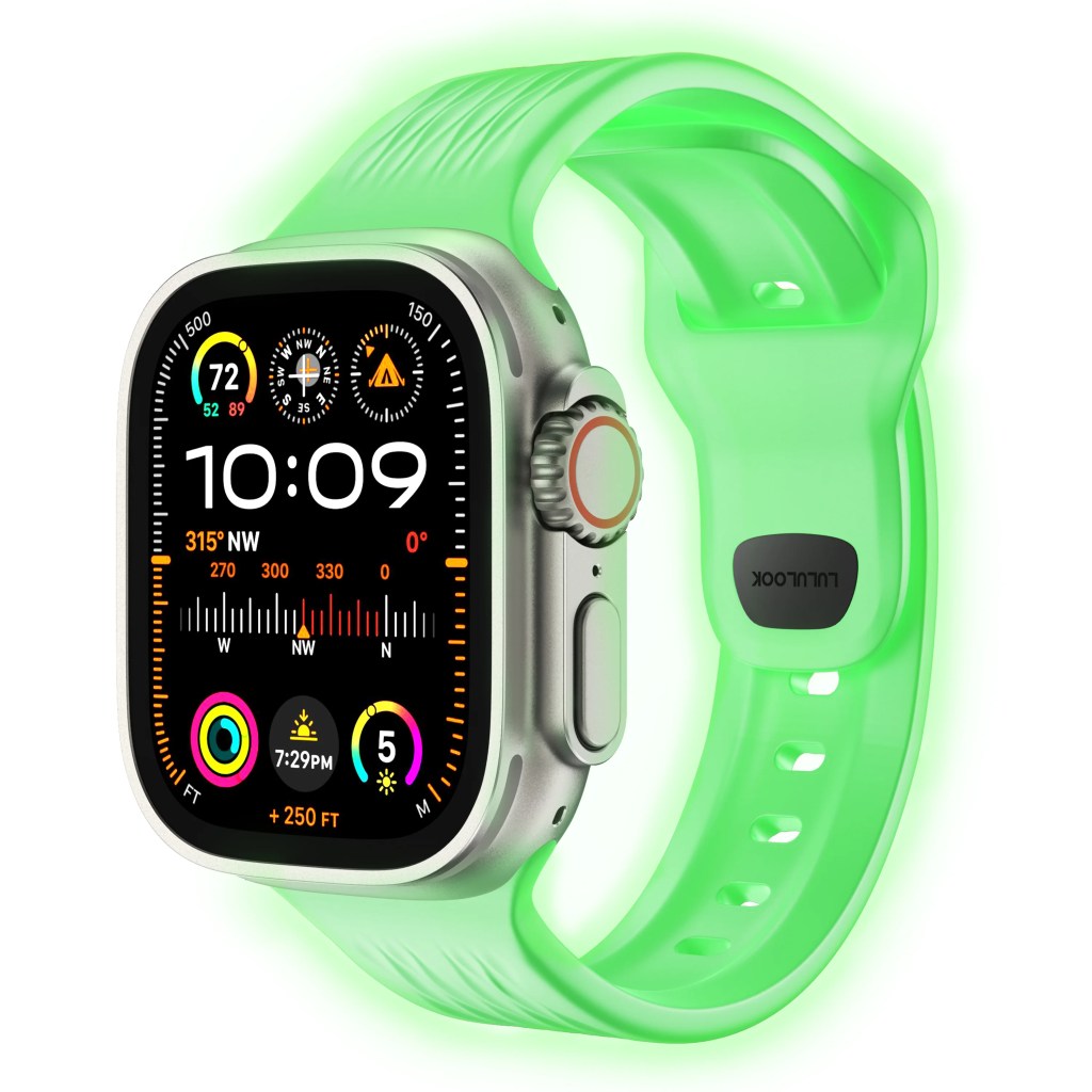 Image: Lululook â Apple-Watch-Armband, das in der Dunkelheit leuchtet