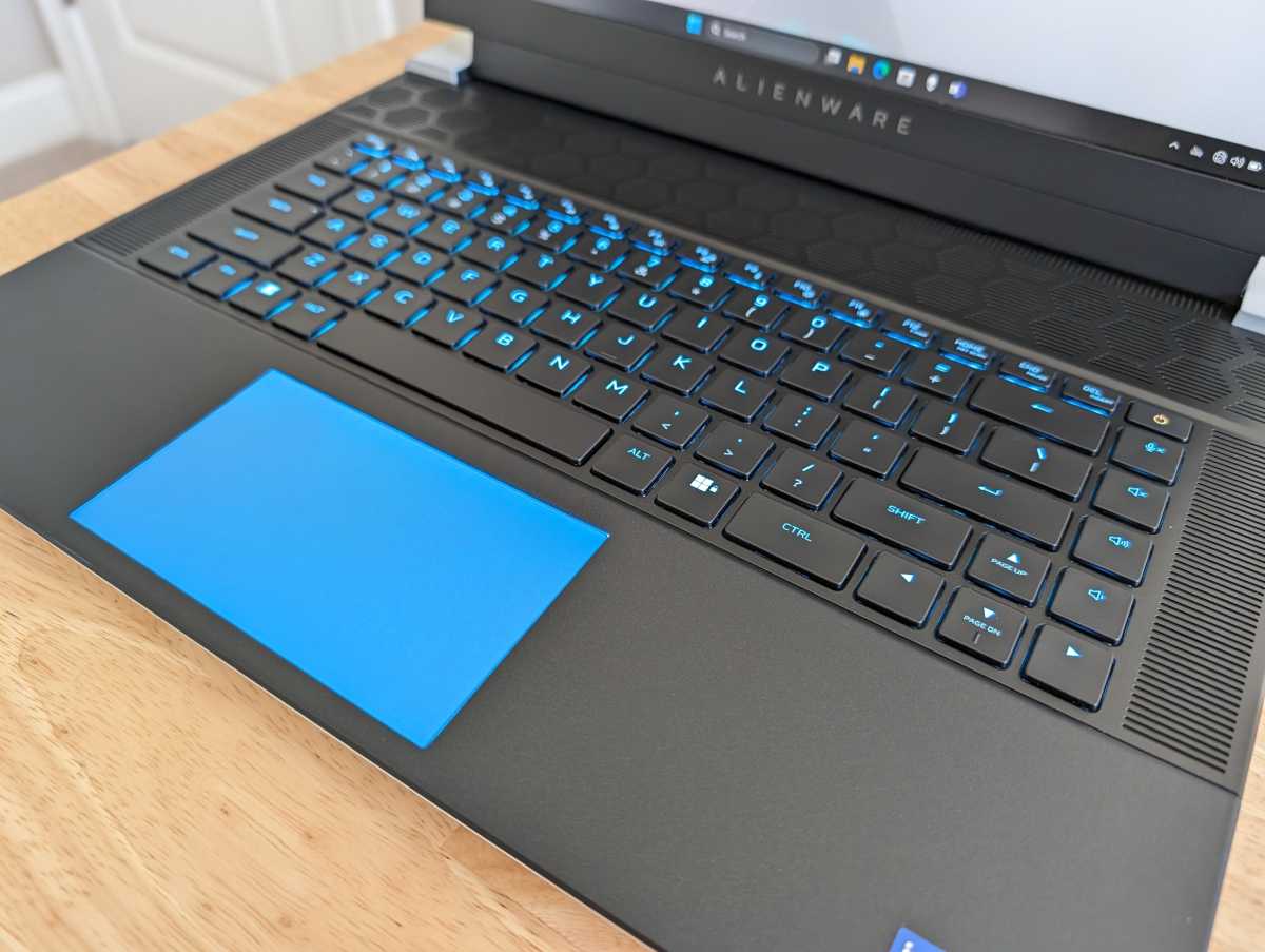 Alienware keyboard and touchpad