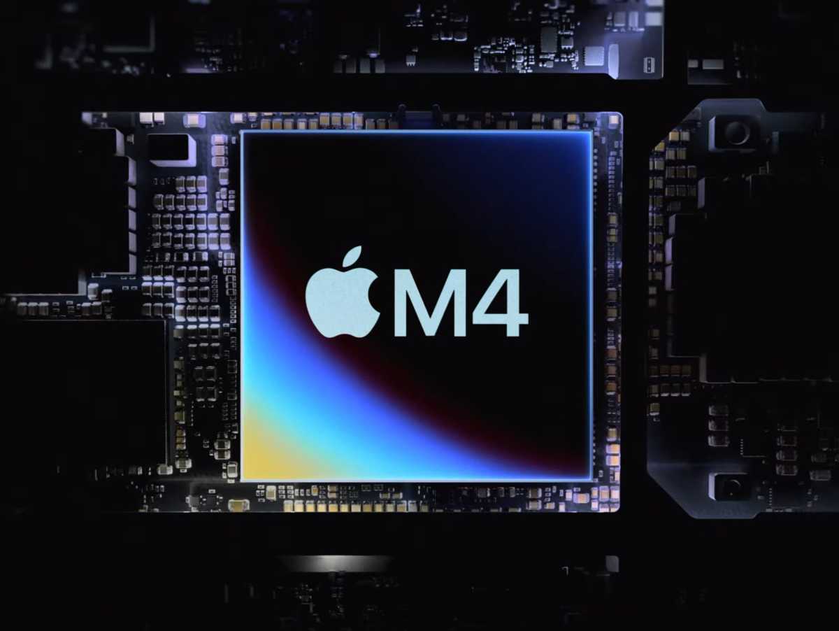 Apple M4 with chip stuff