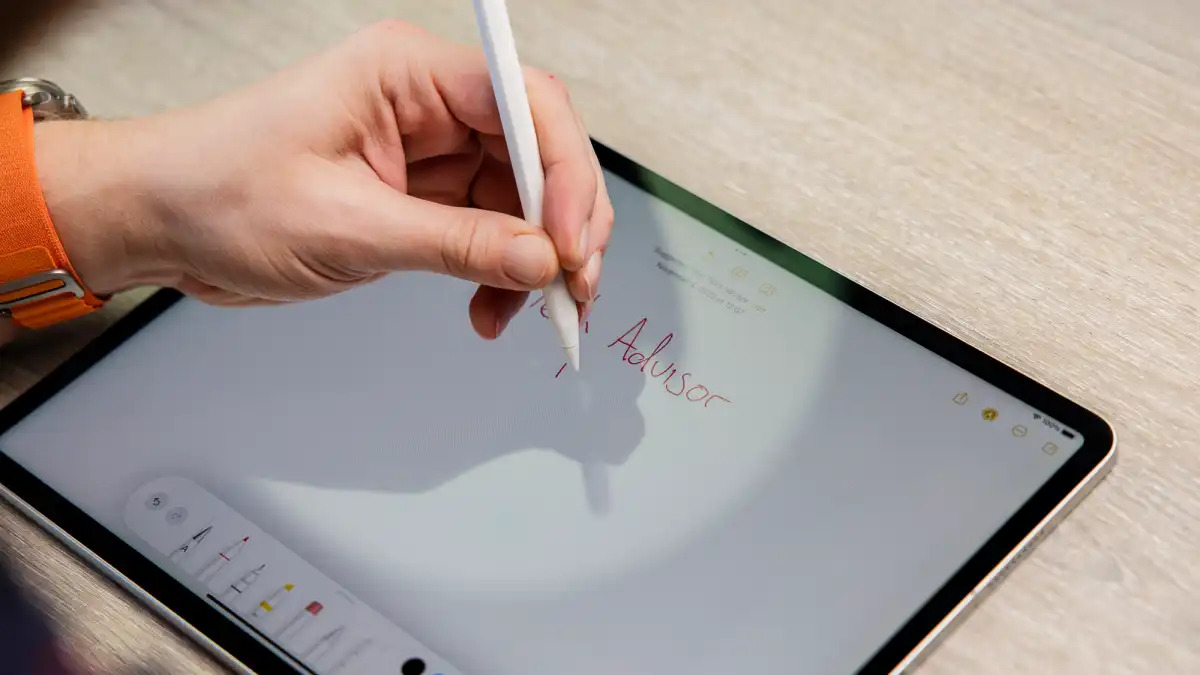 Apple Pencil on the iPad Pro 2022