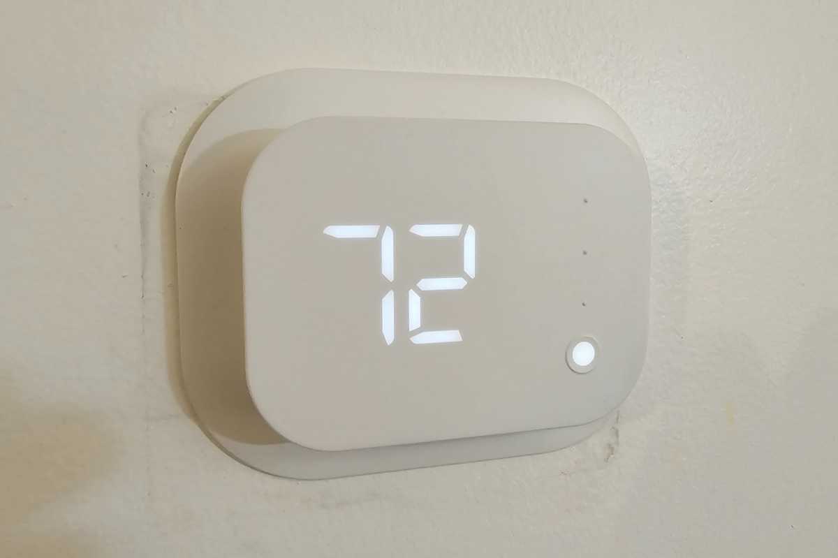Commercial Electric Smart Thermostat installed