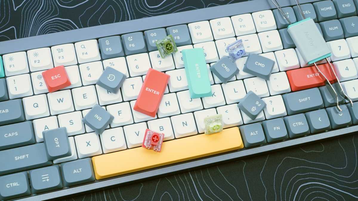 Nuphy Air96 V2 Keyboard color keycaps
