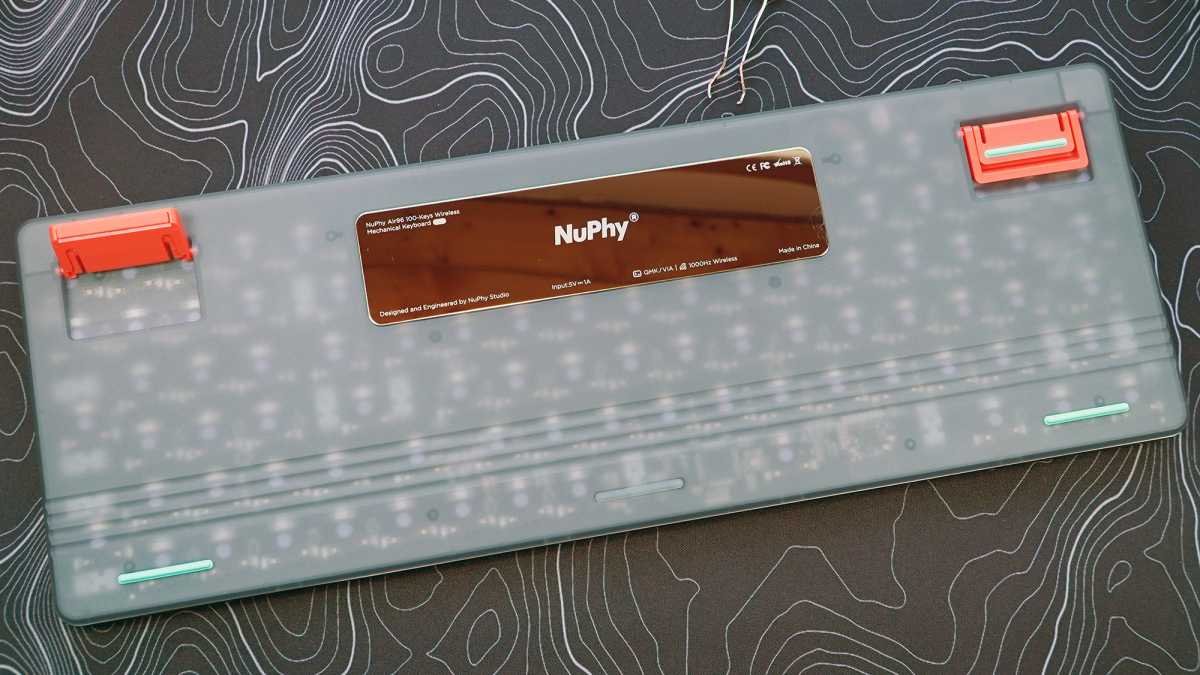 Nuphy Air96 V2 Keyboard bottom