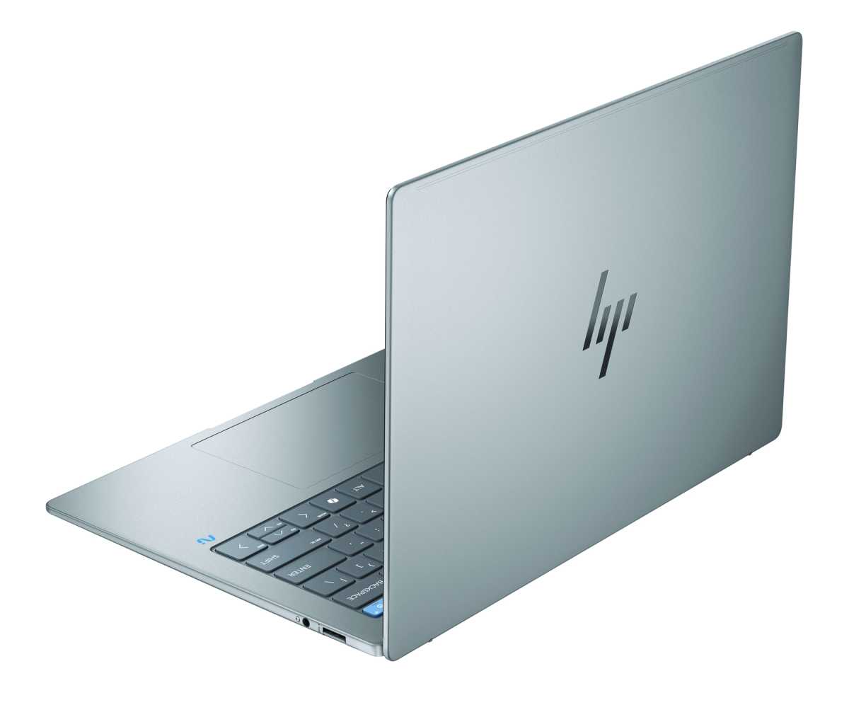 HP OmniBook X AI PC Meteor Silver RearLeft
