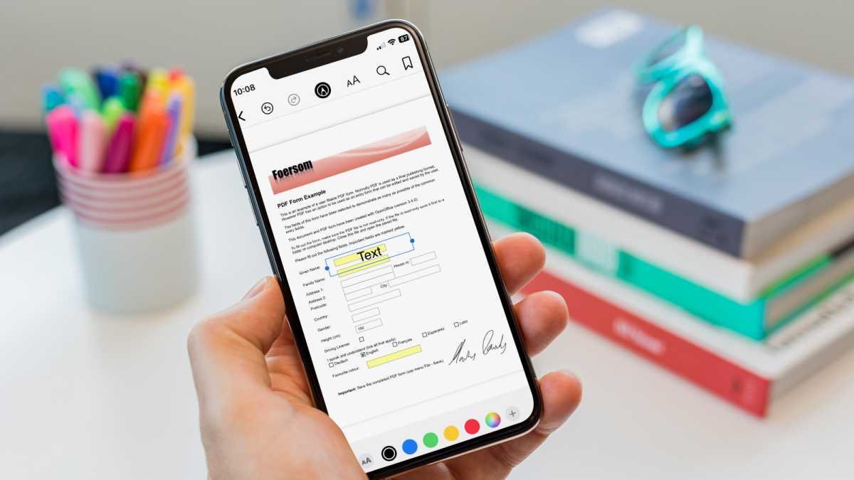 Cómo editar un PDF en iPhone