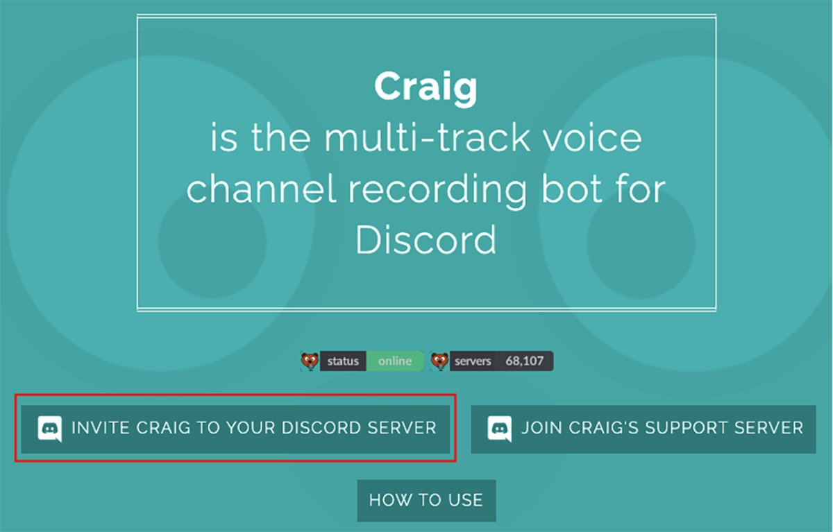 How to record Discord Audio step 2