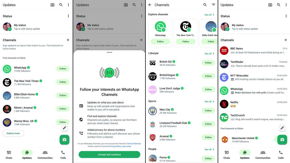 How to use WhatsApp Channels