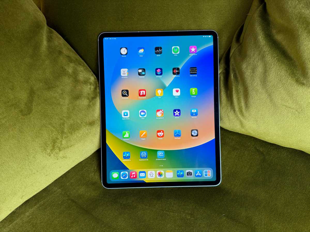 iPad Air M2 skärm