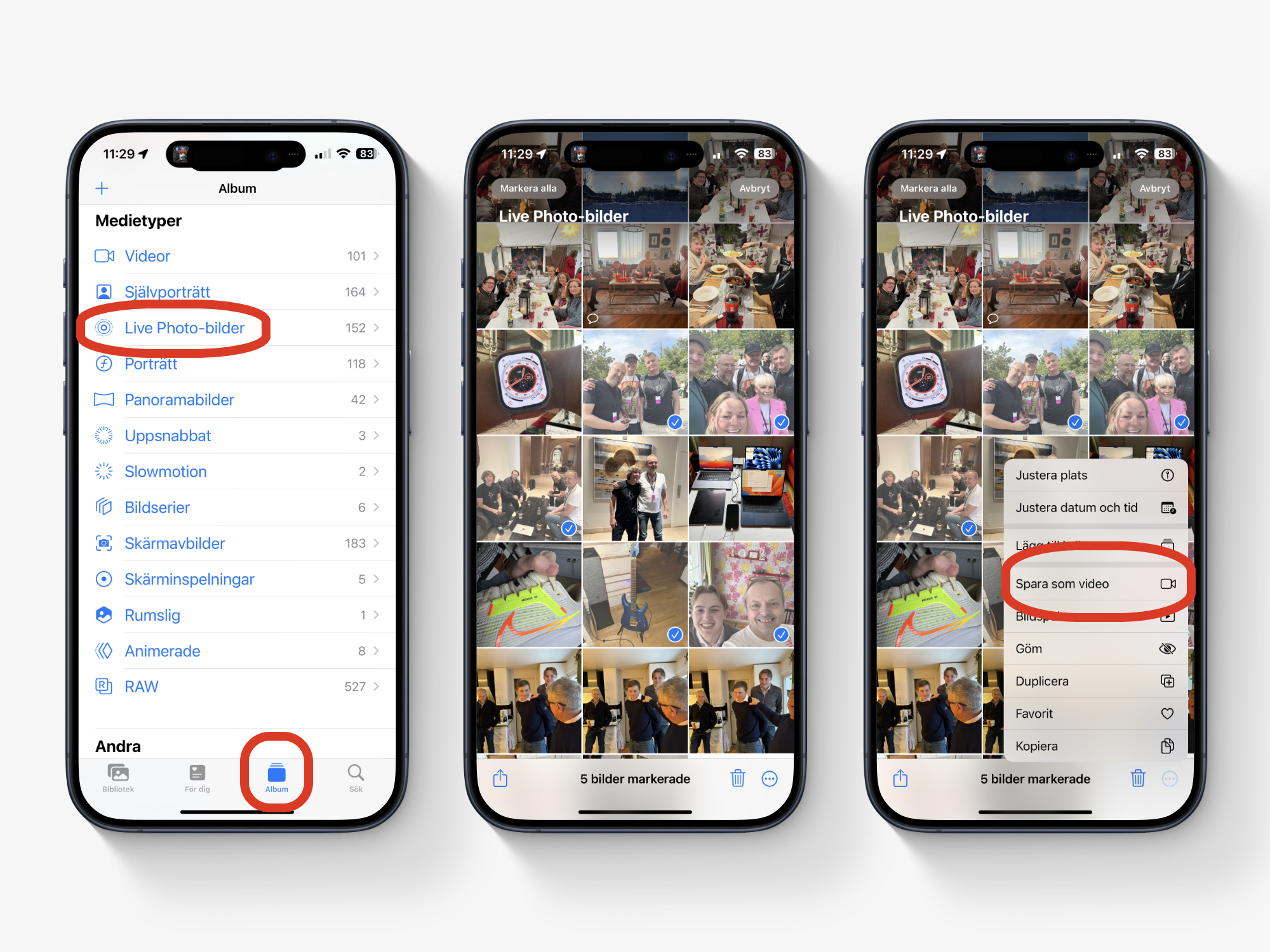 Vivid step-by-step pictures