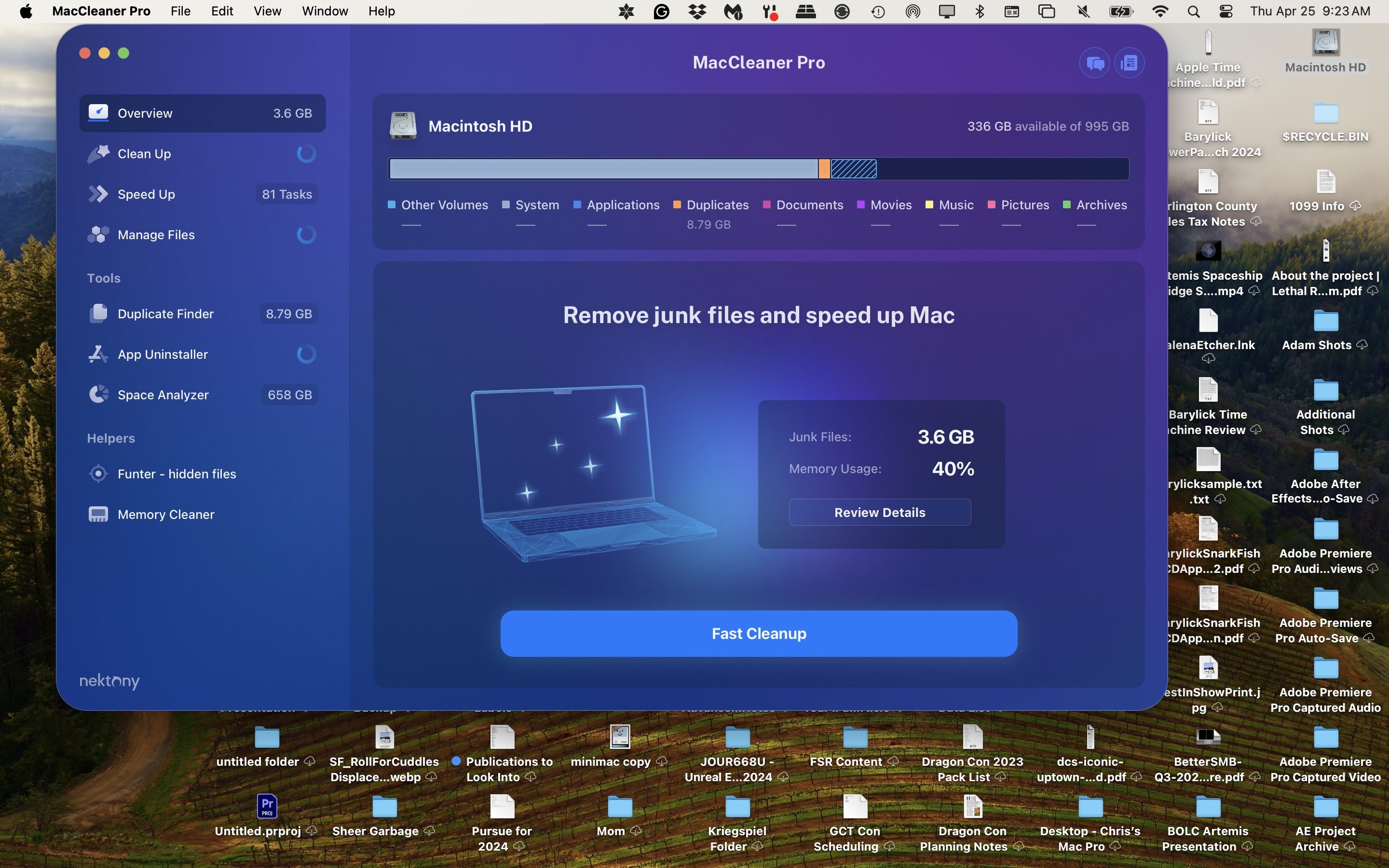 MacCleaner Pro 3.3’s main screen