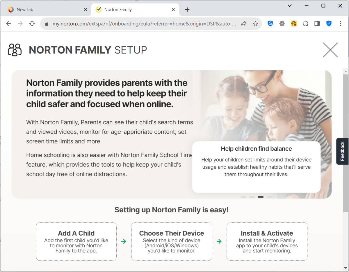 Norton screenshot