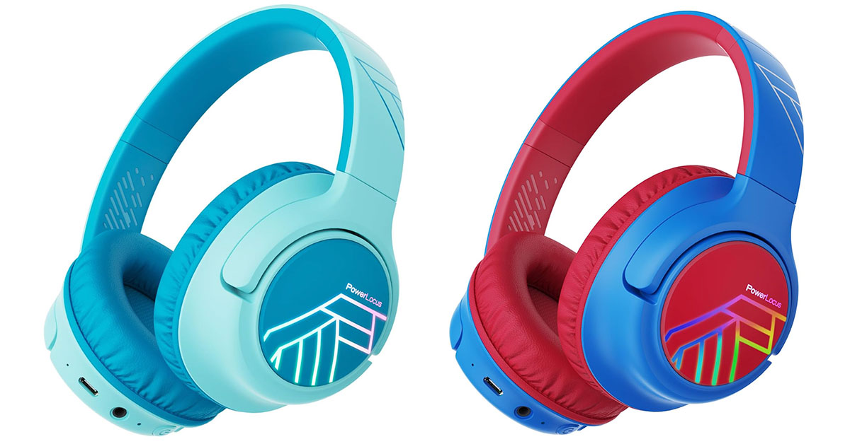 PowerLocus Bobo Kids Wireless Headphones – Well-designed kids headphones