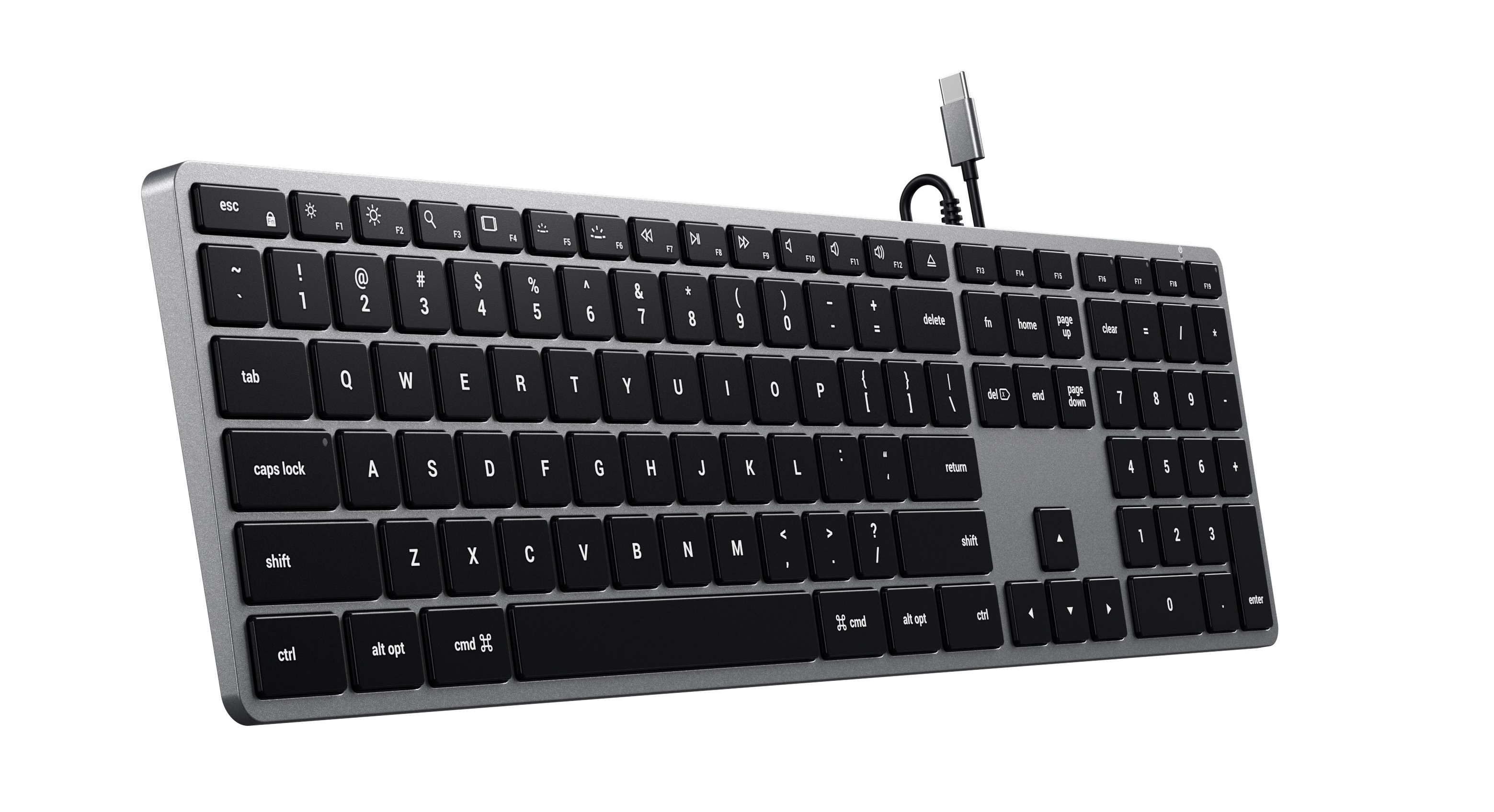 Satechi Slim W3 - Best wired keyboard for Mac