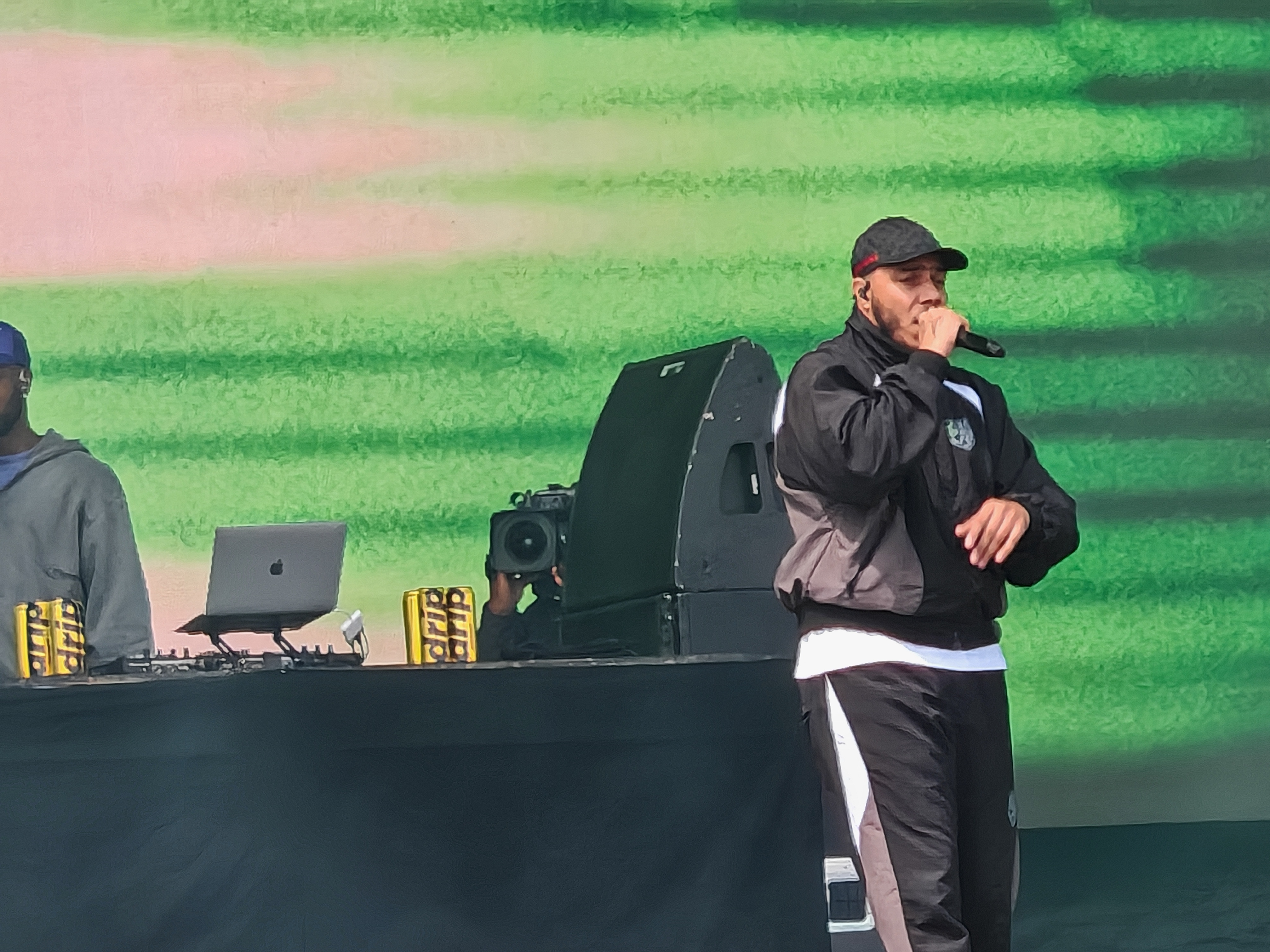 AJ Tracey performing at Radio 1's Big Weekend