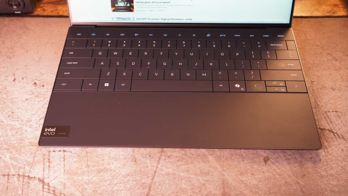 Dell XPS 13 (2024) keyboard