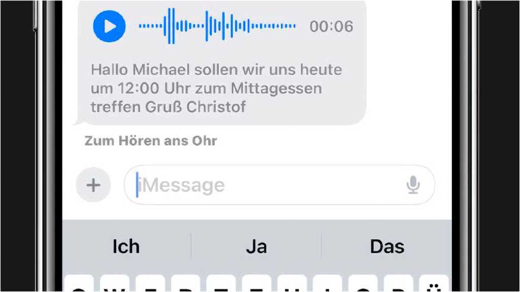 Image: iPhone-Sprachnachrichten: Sofort als Text oder schneller abspielen