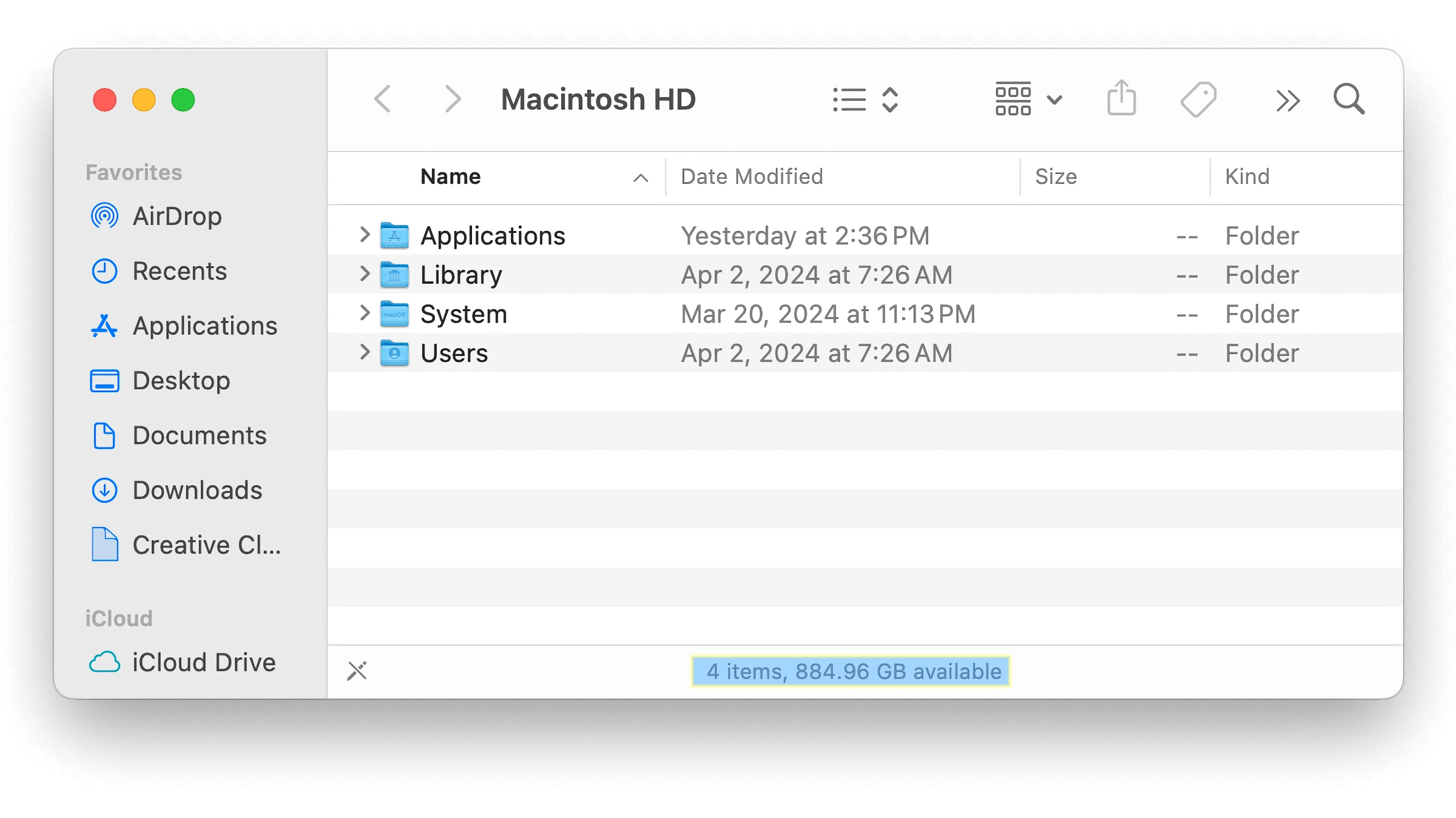 macOS Sonoma storage space