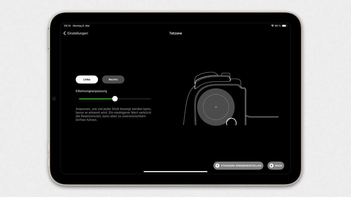 Screenshot der Razer-Nexus-App auf dem iPad