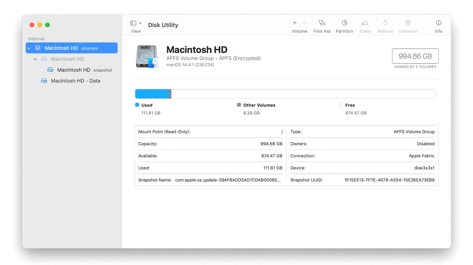 How to check a Mac’s free hard drive space