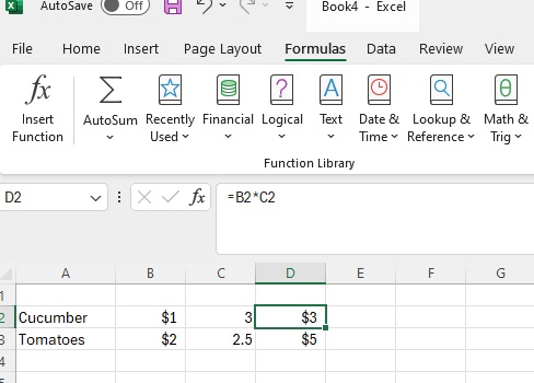 Excel formula