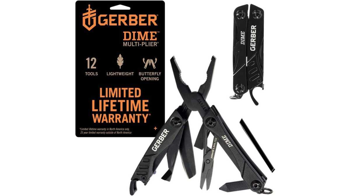 Image of the Gerber Gear Dime 12-in-1 Mini Multi-tool 