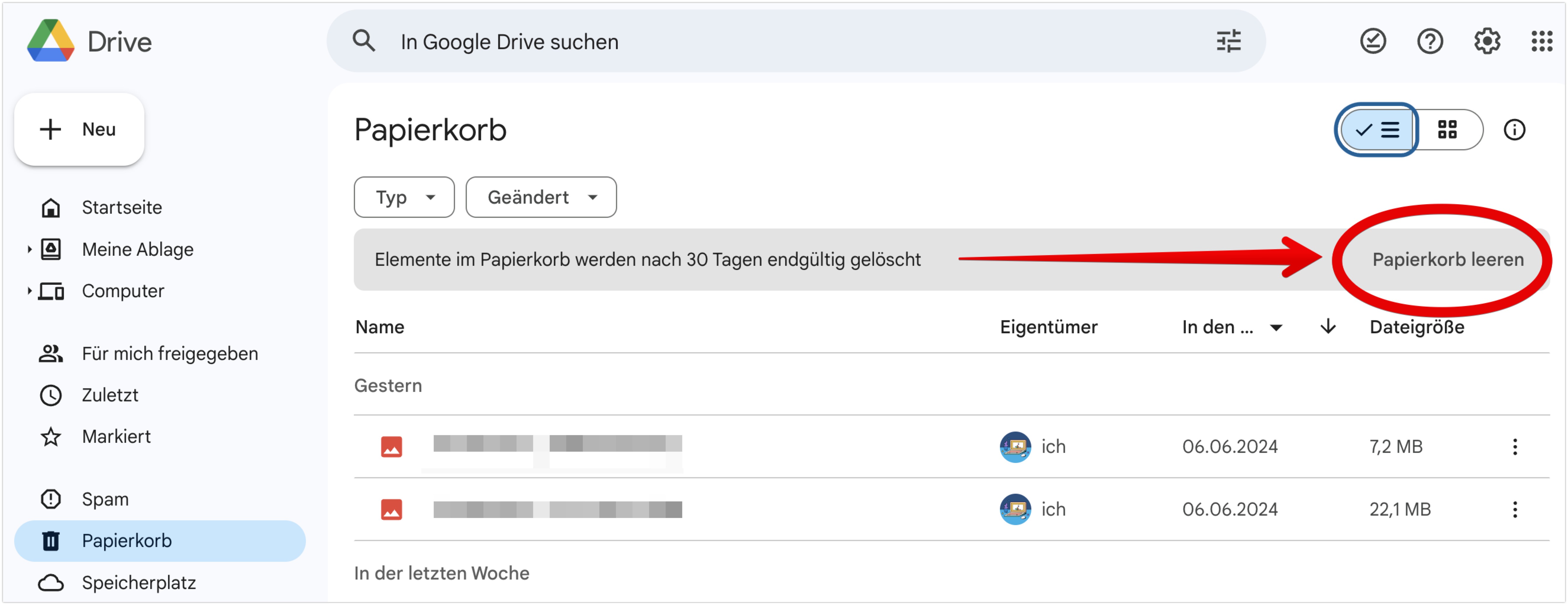 Google Drive Dateien gelöscht, Speicher trotzdem noch voll so lösen Sie das Problem PCWELT