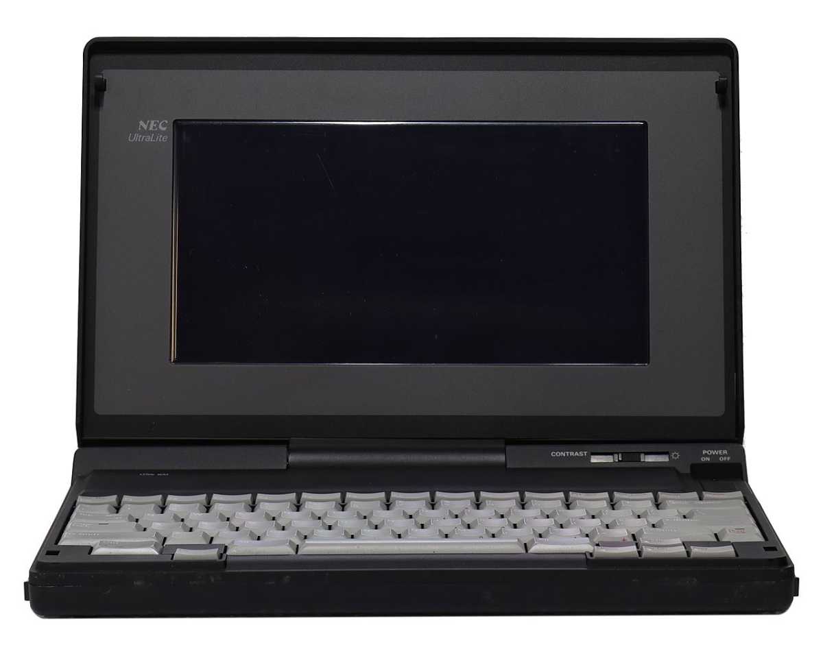 NEC UltraLite old important laptop