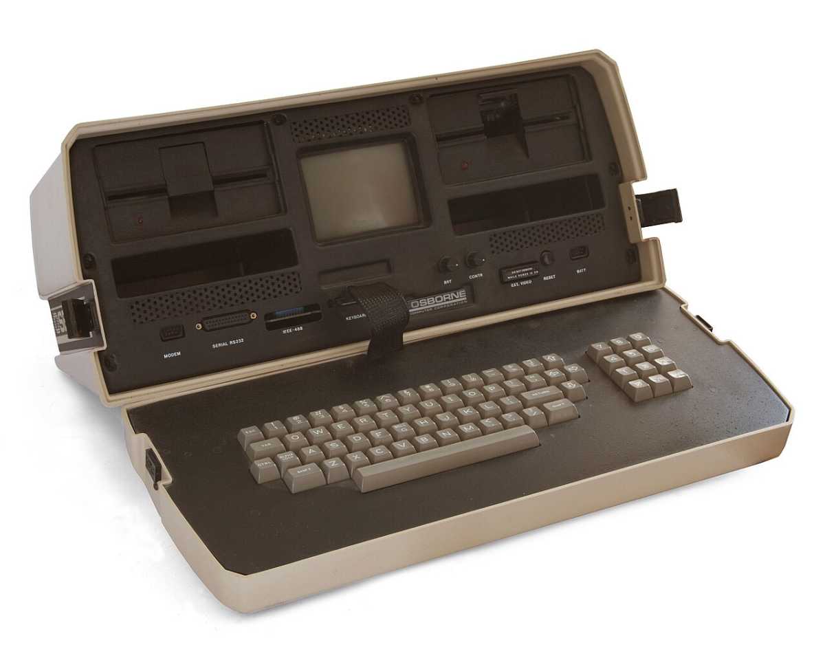 Osborne 1 first ancient laptop