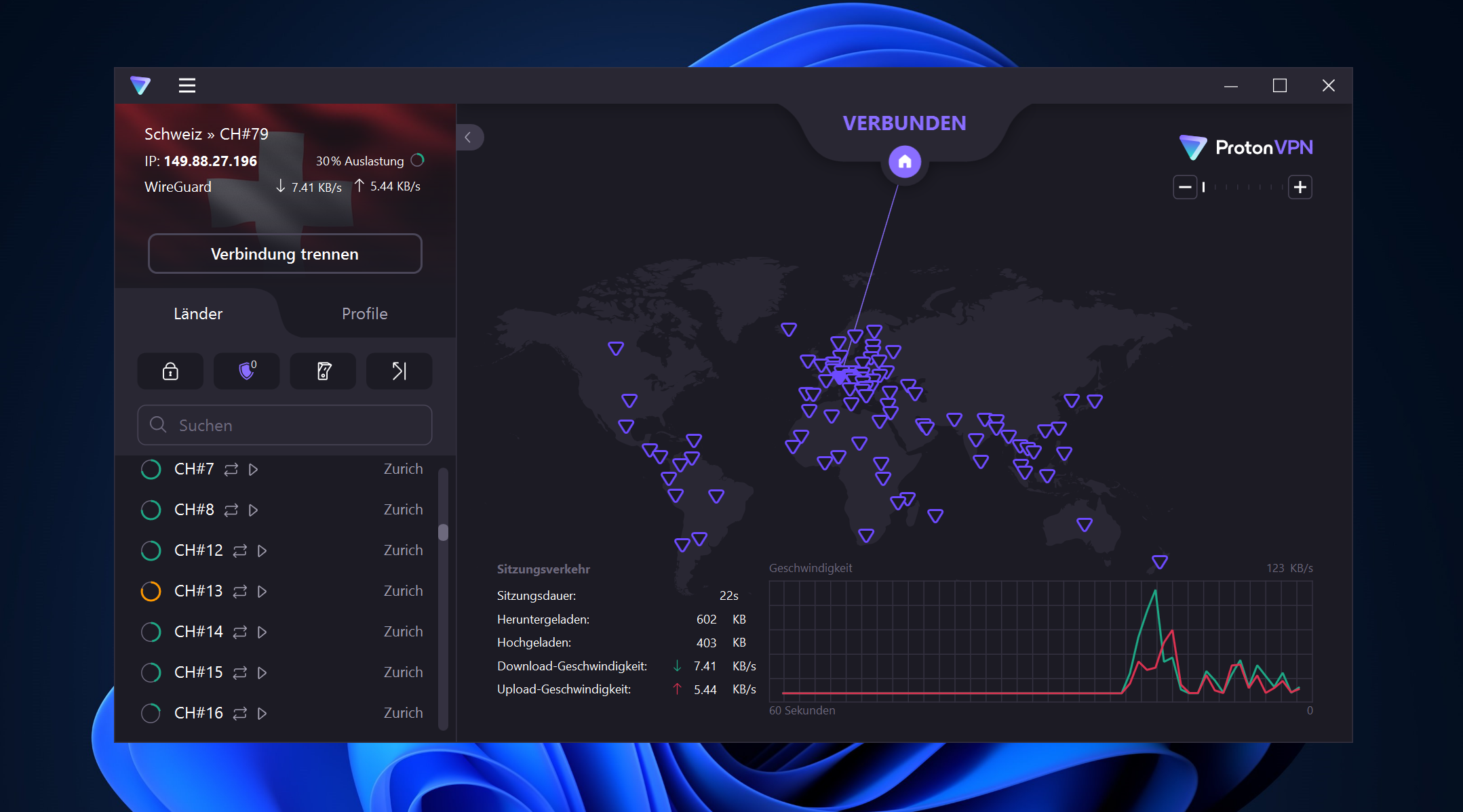 ProtonVPN: Bestes kostenloses VPN fürs Filesharing