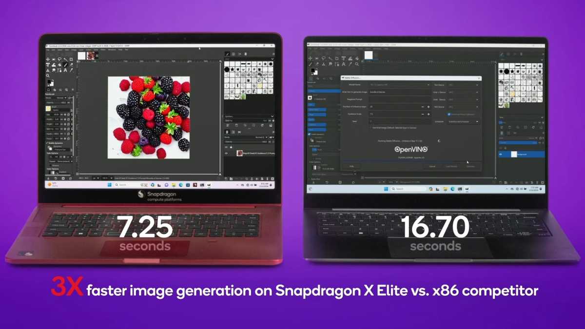 Qualcomm vs Intel stats