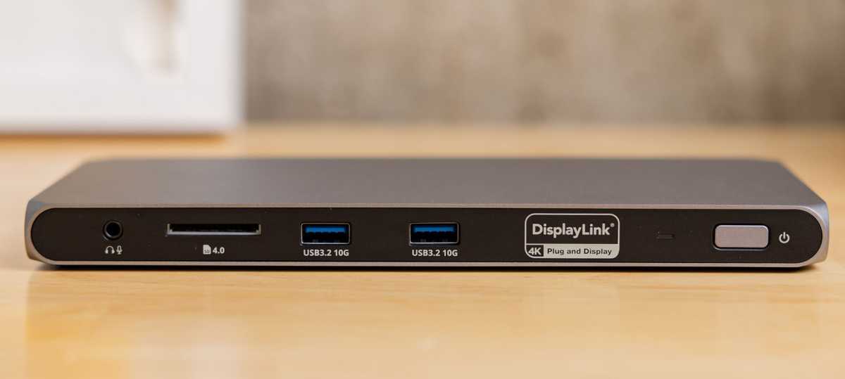 Satechi Thunderbolt 4 Multi-Display Docking Station with DisplayLink front ports